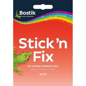 Bostik Stick 'N Fix Reusable Adhesive Tack - White 45g