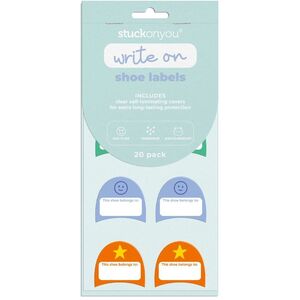 Stuck on You Write on Shoe Labels - Starstruck (20 Pack)