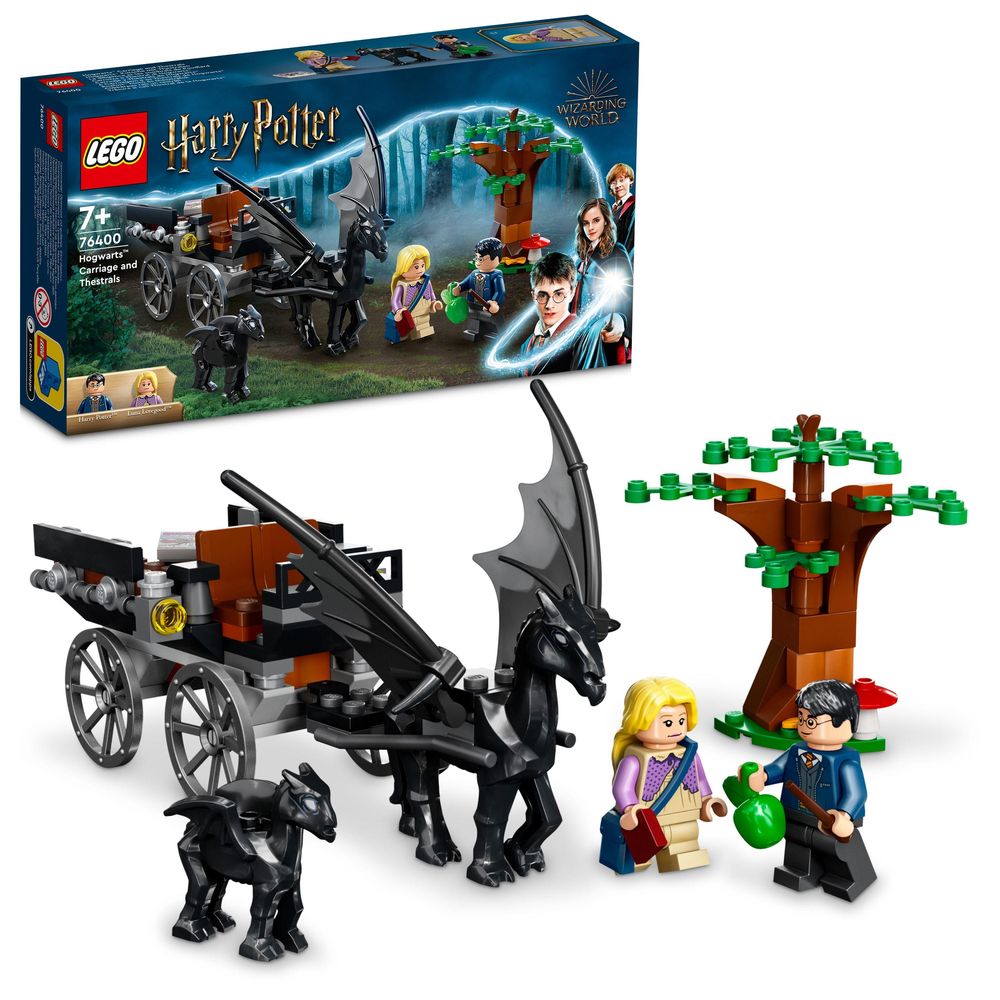 LEGO Harry Potter Hogwarts Carriage and Thestrals Building Kit 76400 (121 Pieces)