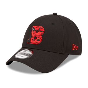 New Era NBA Chicago Bulls Team Logo Infill 9Forty Men's Adjustable Cap - Black