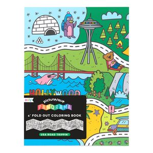 Ooly Picturesque Panorama Colouring Book - USA Road Trippin