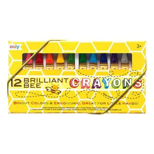 Ooly Brilliant Bee Crayons (Set of 12)