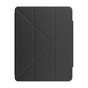 SwitchEasy Origami Nude Folding Folio Clear Hardback Case with Pencil Holder for iPad Pro 12.9-Inch - Balck