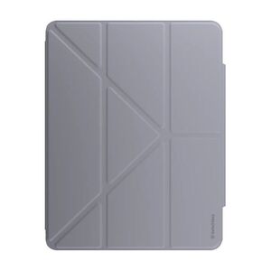 SwitchEasy Origami Nude Folding Folio Clear Hardback Case with Pencil Holder for iPad Pro 12.9-Inch - Alaskan