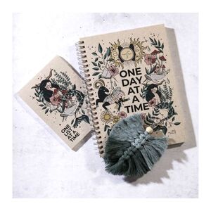 Pug One Day At A Time Recycled Paper A5 Daily Planner