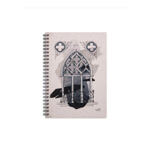 Pug Window Recycled Paper A5 Daily Planner