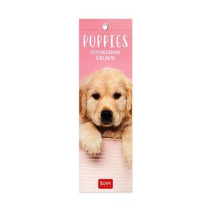 Legami Bookmark Calendar 2023 (5.5 x 18 cm) - Puppies