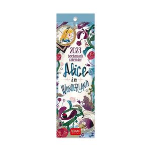 Legami Bookmark Calendar 2023 (5.5 x 18 cm) - Alice In Wonderland