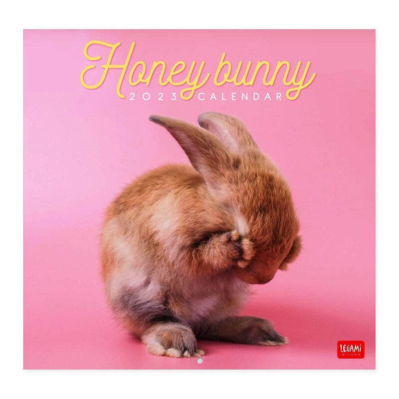 Legami Calendar 2023 (30 x 29 cm) - Honey Bunny