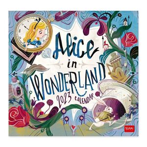 Legami Uncoated Paper Calendar 2023 (30 x 29 cm) - Alice In Wonderland
