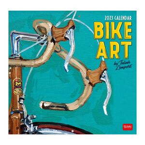 Legami Uncoated Paper Calendar 2023 (30 x 29 cm) - Bike Art