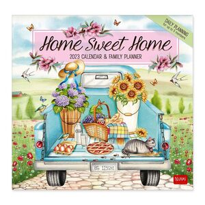 Legami Uncoated Paper Calendar 2023 (30 x 29 cm) - Home Sweet Home
