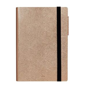 Legami Medium Weekly Diary with Notebook 12 Month 2023 (12 x 18 cm) - Rose Gold