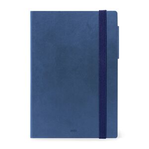 Legami Medium Weekly Diary with Notebook 12 Month 2023 (12 x 18 cm) - Blue