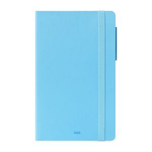 Legami Medium Monthly Diary 12 + 2 Month 2023 (12 x 18 cm) - Sky Blue