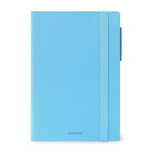 Legami Medium Daily Diary 16 Month 2022/2023 (12 x 18 cm) - Sky Blue