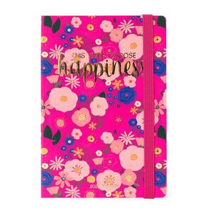Legami Medium Photo Weekly Diary with Notebook 18 Month 2022/2023 (12 x 18 cm) - Flowers