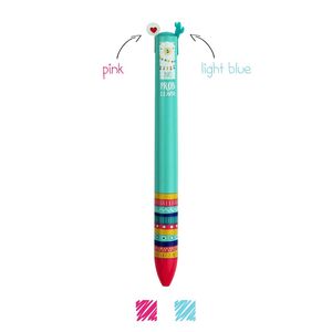 Legami Click & Clack - Two Color Pen- Llama