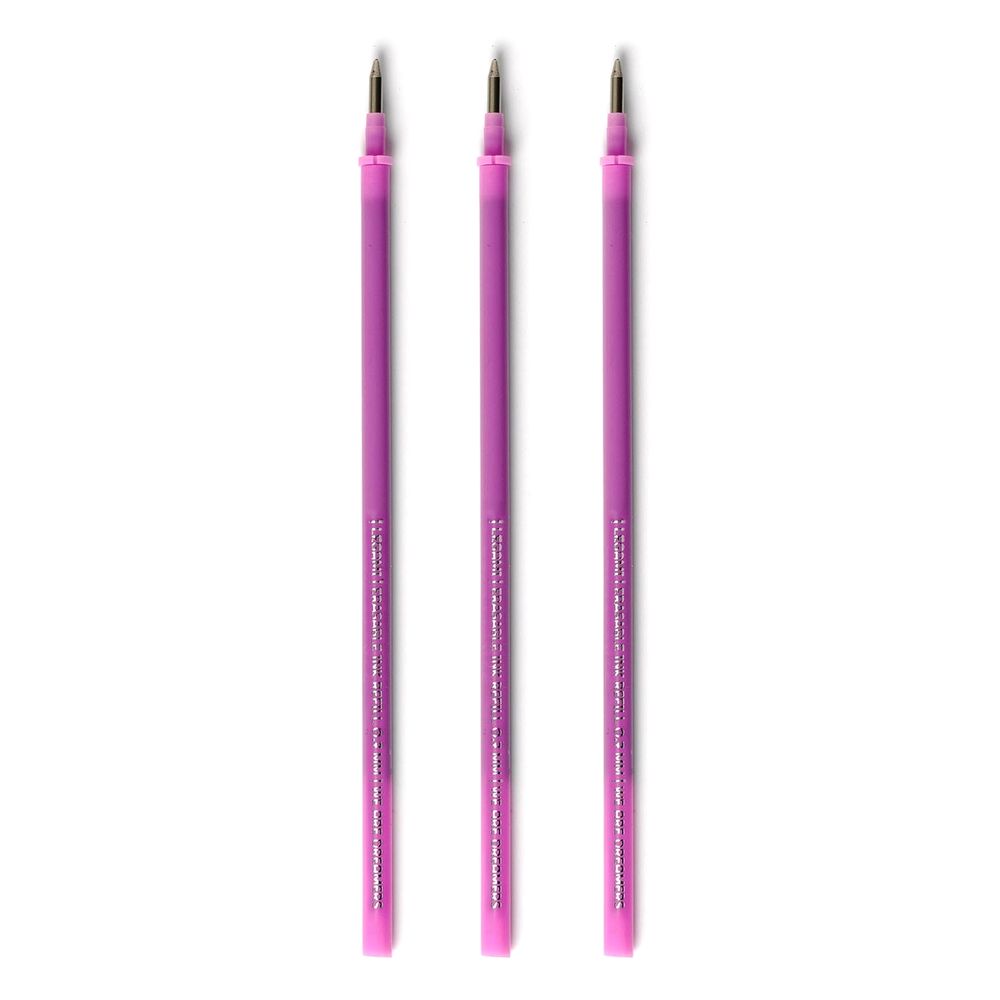 Legami Refills for Erasable Pen - Purple (3 Pack)