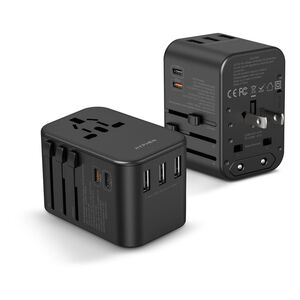 Hyphen Charge Point 35W Travel Adaptor - Black