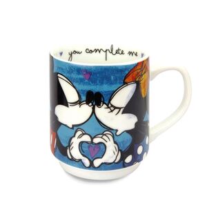 Mickey Mouse Love Stackable Porcelain Mug 350ml - Blue LSL