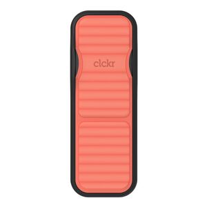 CLCKR Universal Stand & Grip Pebbled Lines Size S - Coral