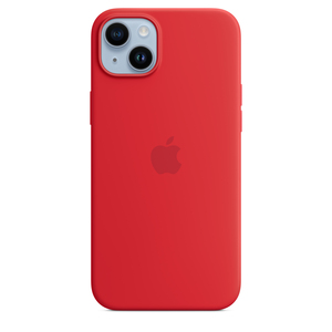 Apple Silicone Case with MagSafe for iPhone 14 Plus - (Product)Red