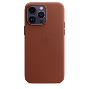 Apple Leather Case with MagSafe for iPhone 14 Pro Max - Umber