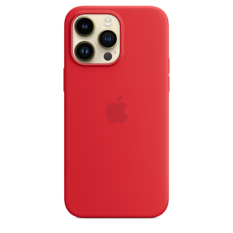 Apple Silicone Case with MagSafe for iPhone 14 Pro Max - (Product)Red