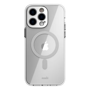Moshi iGlaze iPhone 14 Plus Magsafe Case + Cam Cover - Silver