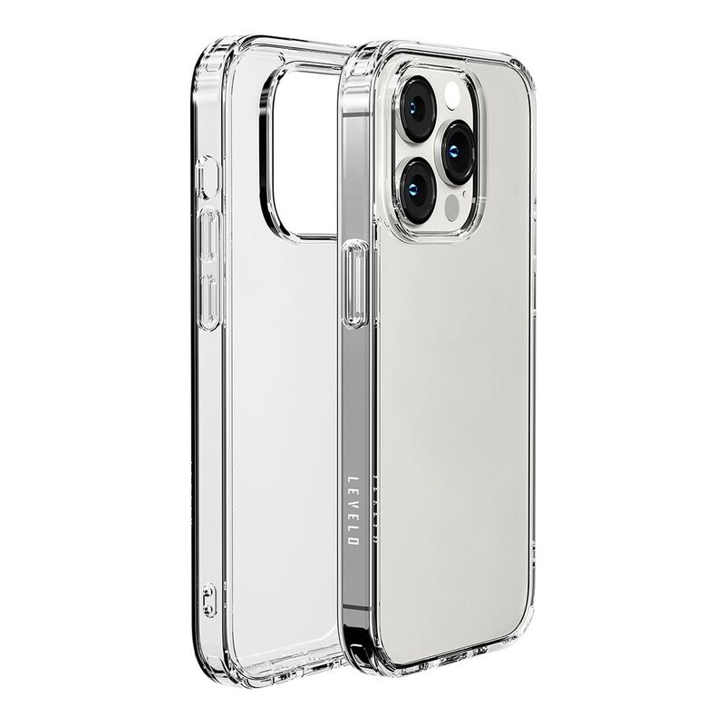 Levelo Clara Back Case for iPhone 14 Pro - Clear