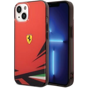 Ferrari PC/TPU Case with Double Layer Print for iPhone 14 - Red