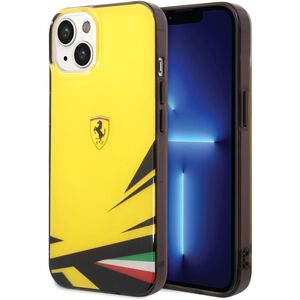 Ferrari PC/TPU Case with Double Layer Print for iPhone 14 - Yellow