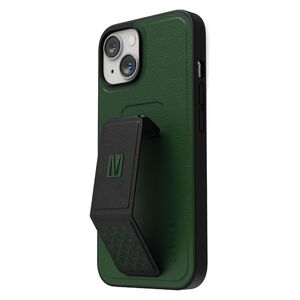 Levelo Morphix Gripstand PU Leather Case For iPhone 14 Plus - Forest Green