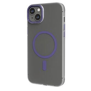 Levelo MagSafe Glory Matte Back Case For iPhone 14 Plus - Matte Clear Purple