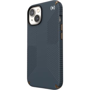 Speck Presidio 2 Grip Case for iPhone 14 - Charcoal/Cool Bronze/Slate