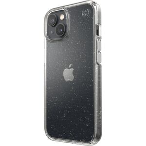 Speck Presidio Perfect Clear Glitter Case for iPhone 14 - Clear/Gold Glitter