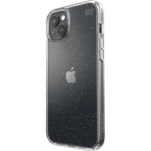 Speck Presidio Perfect Clear Glitter Case for iPhone 14 Plus - Clear/Gold Glitter