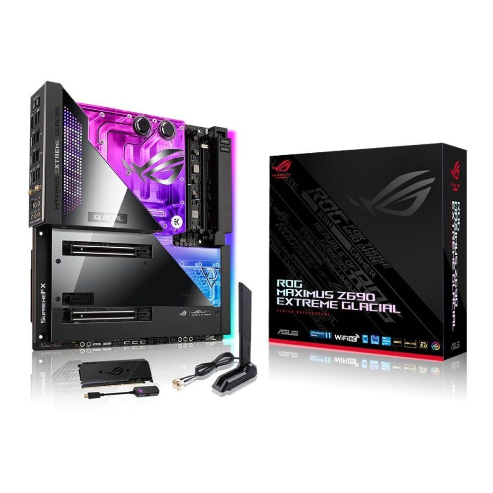 Asus ROG Maximus Z690 Extreme Glacial - DDR5 LGA 1700 EATX Intel Motherboard