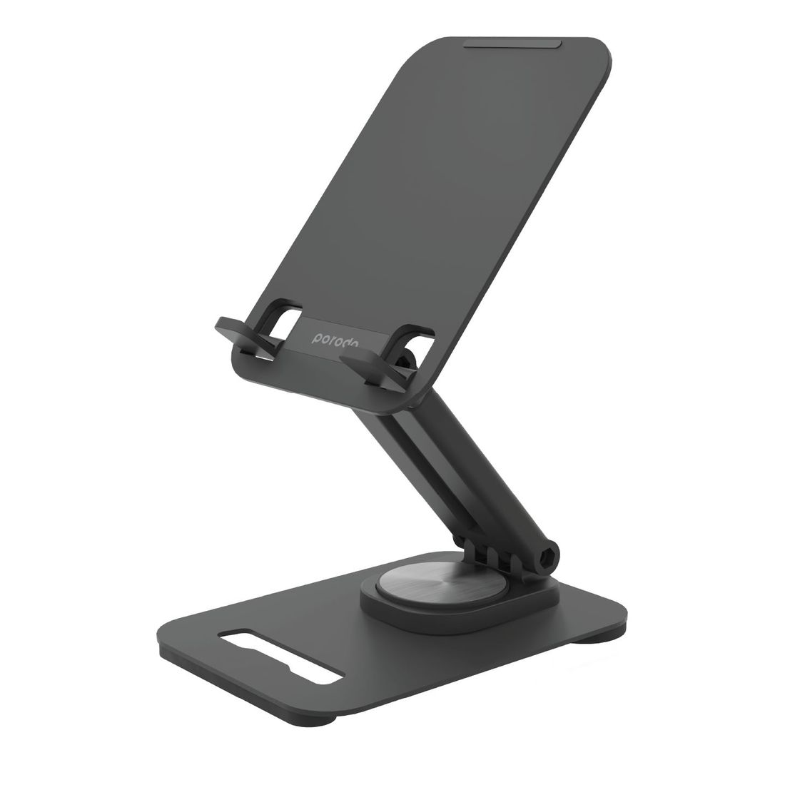 Porodo Foldable Tablet Stand with Adjustable Neck for iPad/Tablets/iPhone