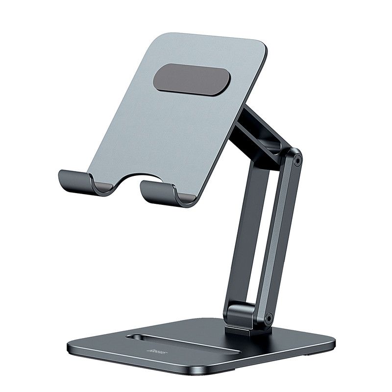 Baseus Desktop Biaxial Foldable Metal Tablet Stand - Grey