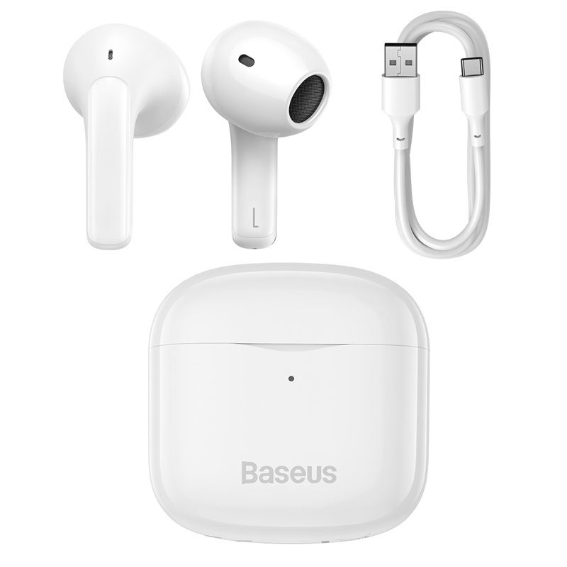 Baseus Bowie E3 True Wireless Earphones - White