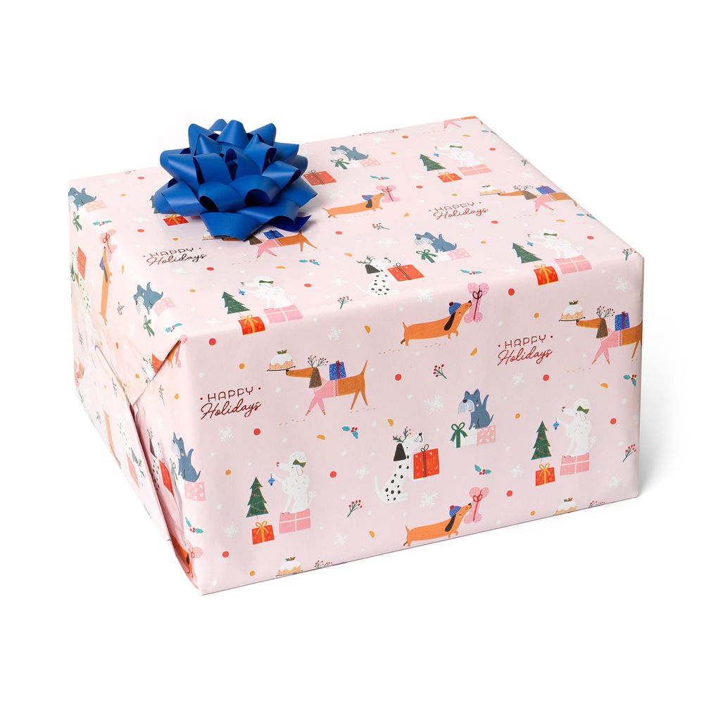 Legami Christmas Wrapping Paper - Dogs