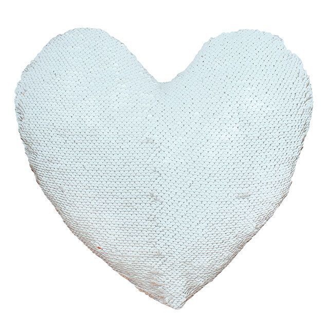 Something Different Reversible Sequin Heart Cushion