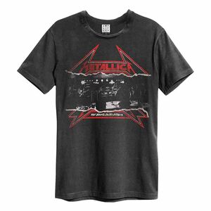 Amplified Metallica Young Metal Attack Unisex T-Shirt Vintage Charcoal