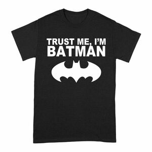 DC Comics Batman Trust Me Men's T-Shirt Black