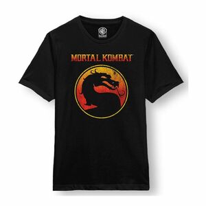 PC Merch Mortal Kombat Classic Logo Men's T-Shirt Black