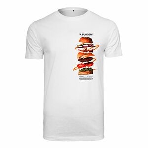 Mister Tee A Burger Tee Men's T-Shirt White