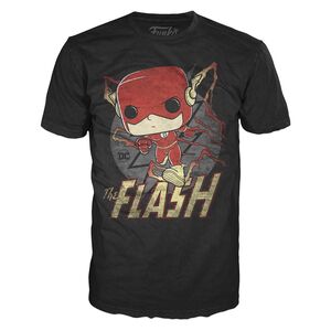 Funko Pop Tee DC Comics Flash Running Retro T-Shirt