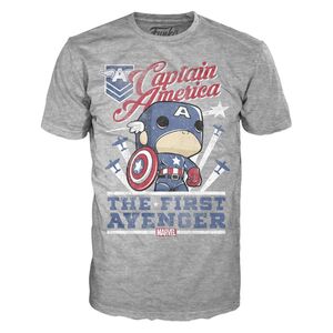 Funko Pop Tee Marvel Captain America First Avenger T-Shirt